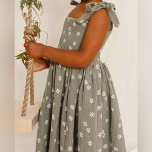 Rylee + Cru Ivy Smocked dress with daisy confetti